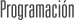 Programaci�n
