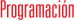 Programaci�n