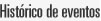 Hist�rico de eventos